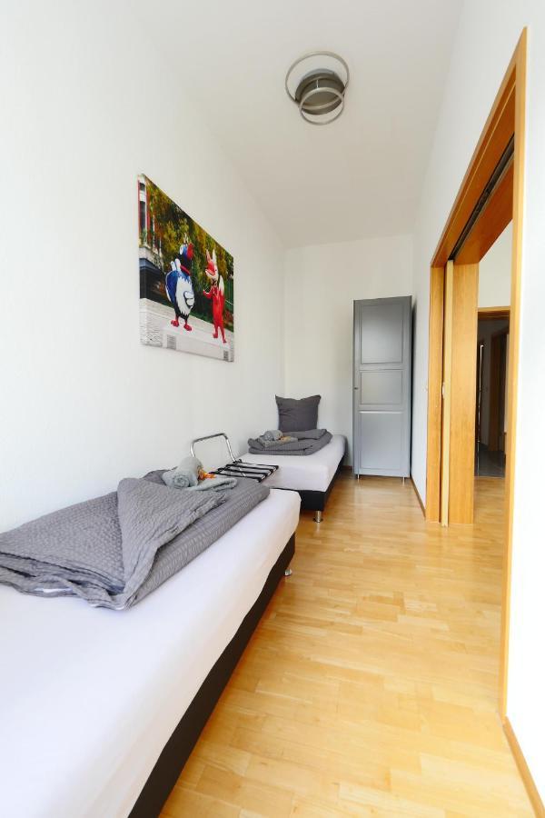 Wohnung Mit Blick Auf Die Zitadelle Petersberg - 3 Zimmer 에르푸르트 외부 사진